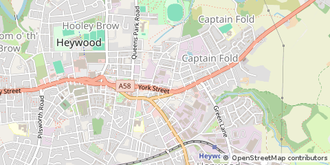 Map of Heywood