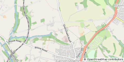 Map of Truro, Cornwall