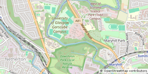 Map of Glasgow