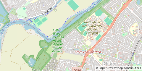 Map of Nottingham