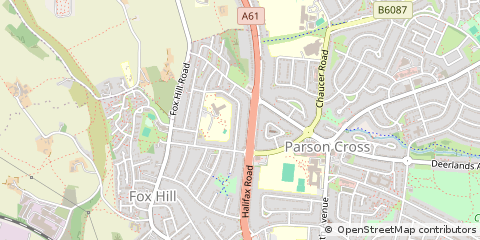Map of Sheffield