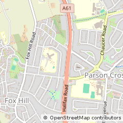 Map of Sheffield