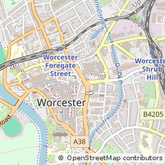 Map of Worcester