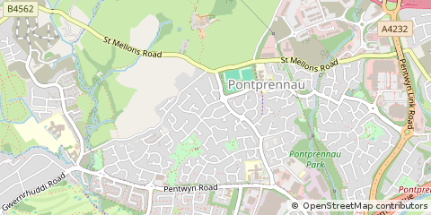 Map of Cardiff