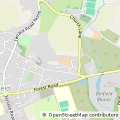 Map of Bracknell, Berkshire
