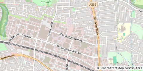 Map of Slough, Berkshire