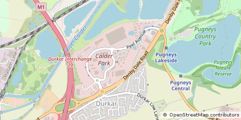 Map of Wakefield