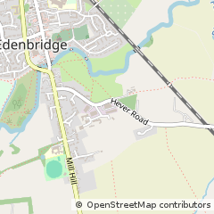 Map of Edenbridge, Kent