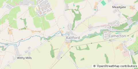 Map of Timsbury, Somerset
