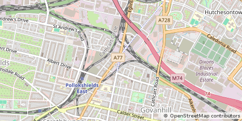 Map of Glasgow