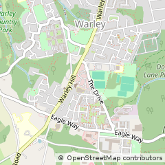 Map of Brentwood, Essex