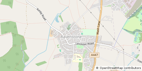 Map of Coalville
