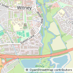 Map of Witney, Oxfordshire