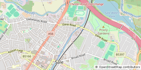 Map of Sale, Cheshire