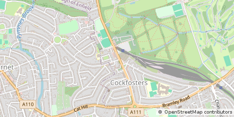 Map of Barnet