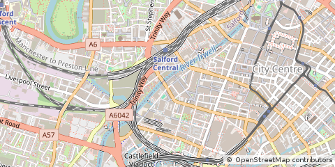 Map of Manchester