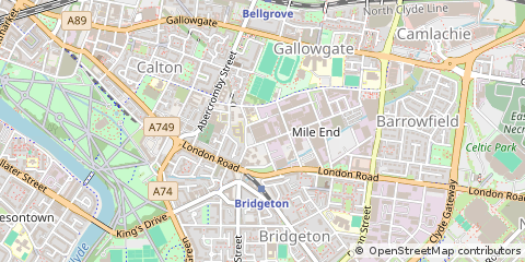 Map of Glasgow