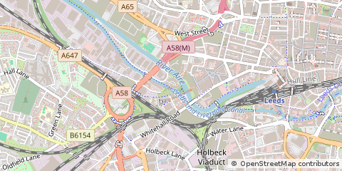 Map of Leeds