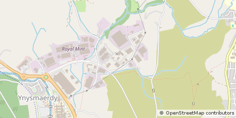 Map of Pontyclun, MID Glamorgan