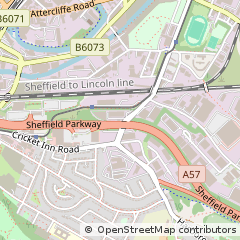 Map of Sheffield