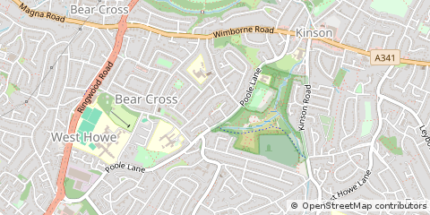 Map of Bournemouth