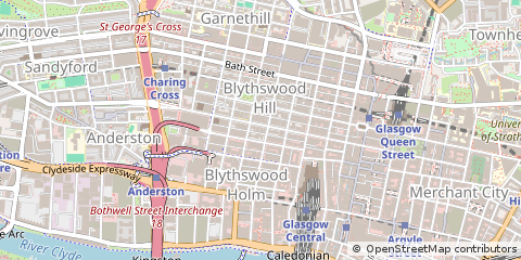 Map of Glasgow