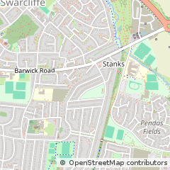 Map of Leeds, West Yorkshire