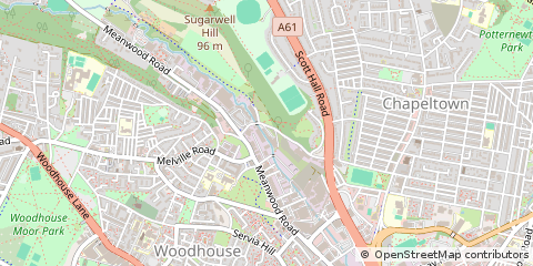Map of Leeds