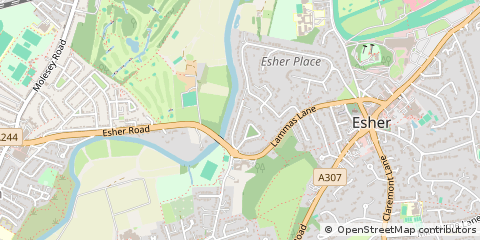 Map of Esher