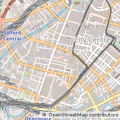 Map of Manchester