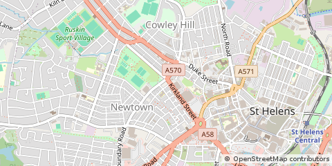 Map of ST Helens