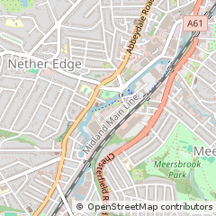 Map of Sheffield