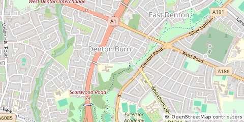 Map of Newcastle Upon Tyne