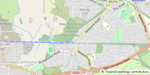 Map of Manchester