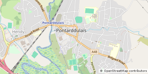 Map of Swansea