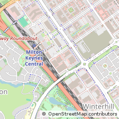 Map of Milton Keynes