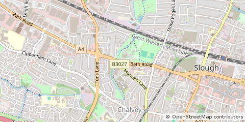 Map of Slough