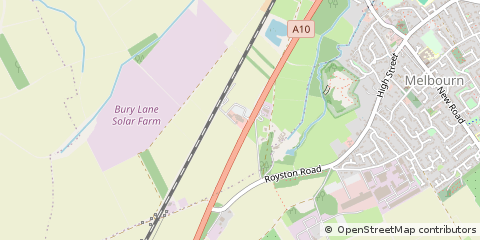 Map of Royston, Cambridgeshire
