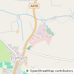 Map of Crymych