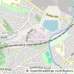 Map of Nuneaton, Warwickshire
