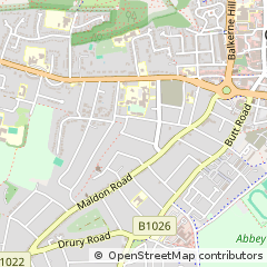 Map of Colchester