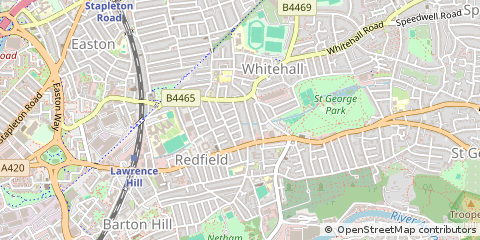 Map of Bristol, Avon