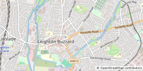 Map of Leighton Buzzard, Bedfordshire