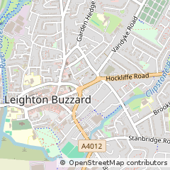 Map of Leighton Buzzard, Bedfordshire