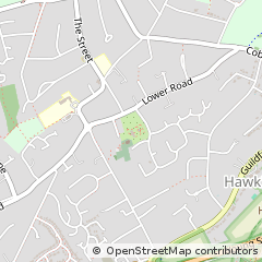 Map of Fetcham, Surrey