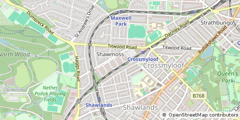 Map of Glasgow