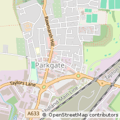 Map of Rotherham