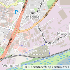 Map of Widnes, Cheshire