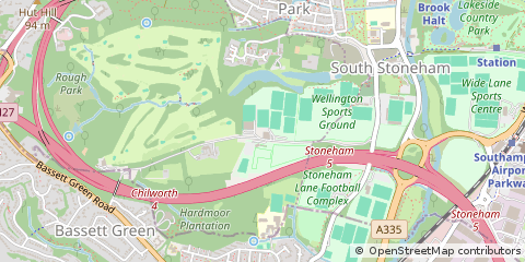 Map of Eastleigh, Hampshire