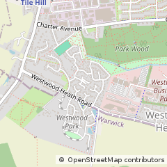 Map of Coventry, West Midlands